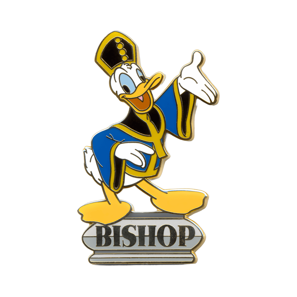 Donald Duck - Silver Bishop Disney pin