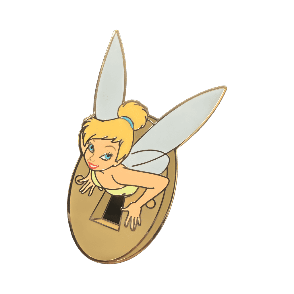 Tinkerbell in key hole Disney pin