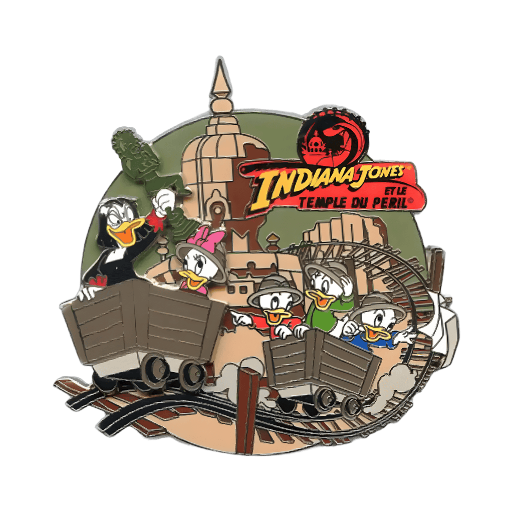 Magica De Spell, Huey, Dewey, Louie and Webigail in Mine Cars Disney pin