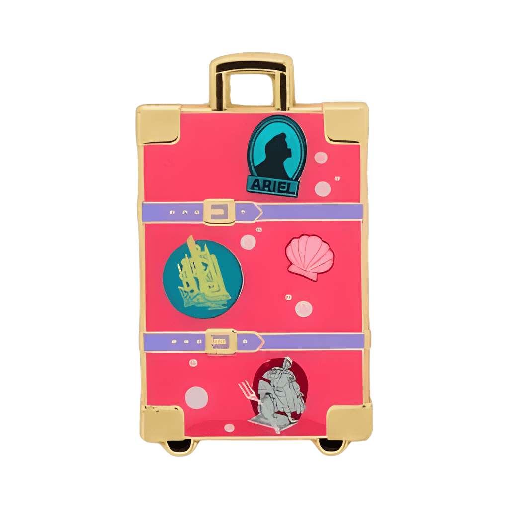 Ariel Luggage Suitcase Disney pin