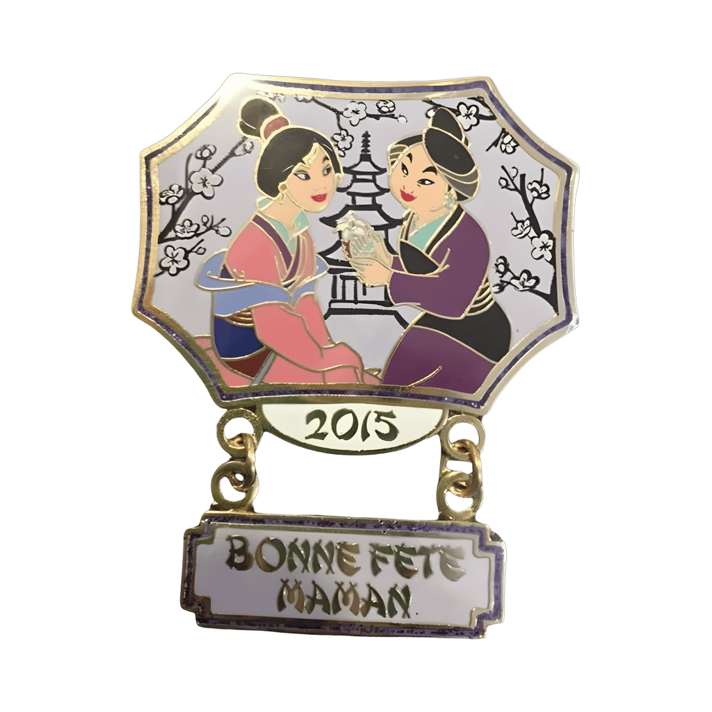 Bonne Fête Maman - 2015 - Mulan and Fa Li Disney pin