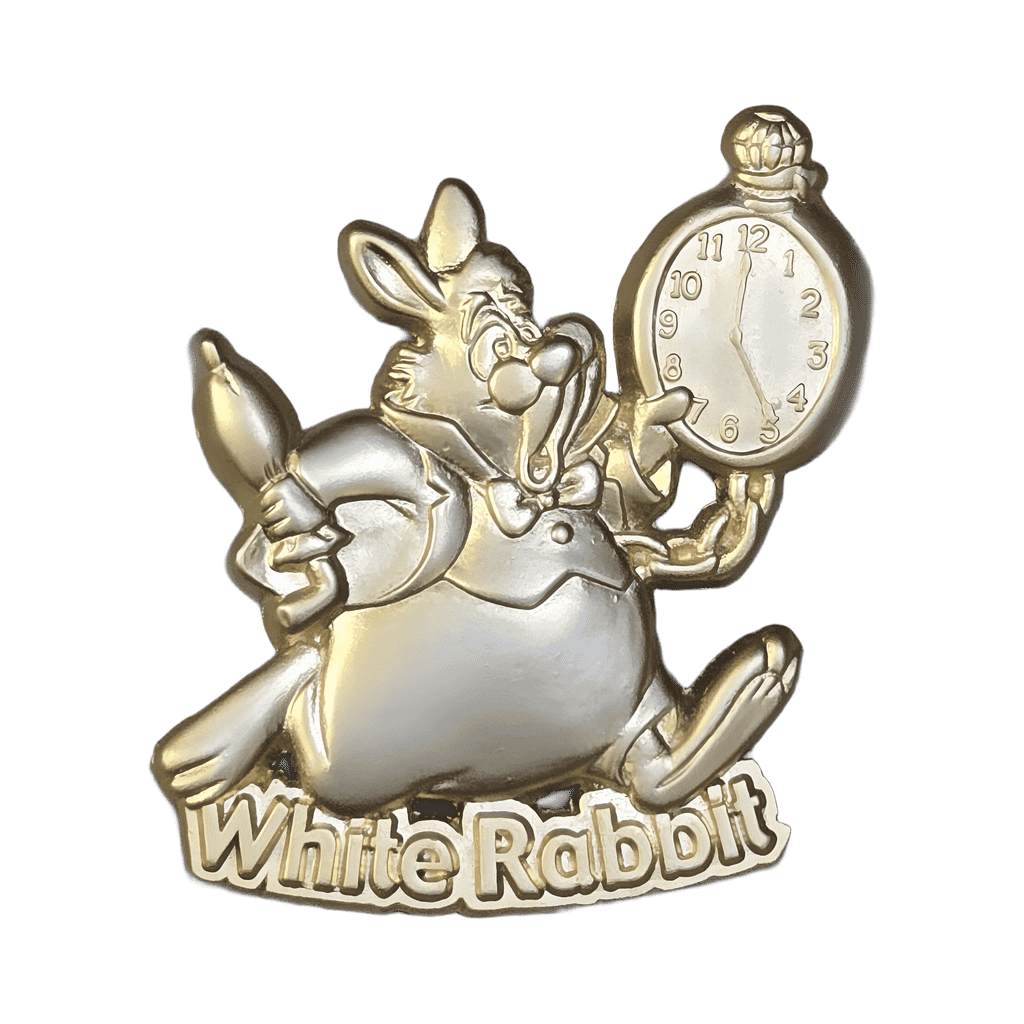 White Rabbit Disney pin