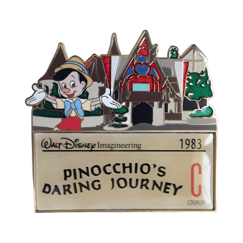 Pinocchio's Daring Journey Disney pin