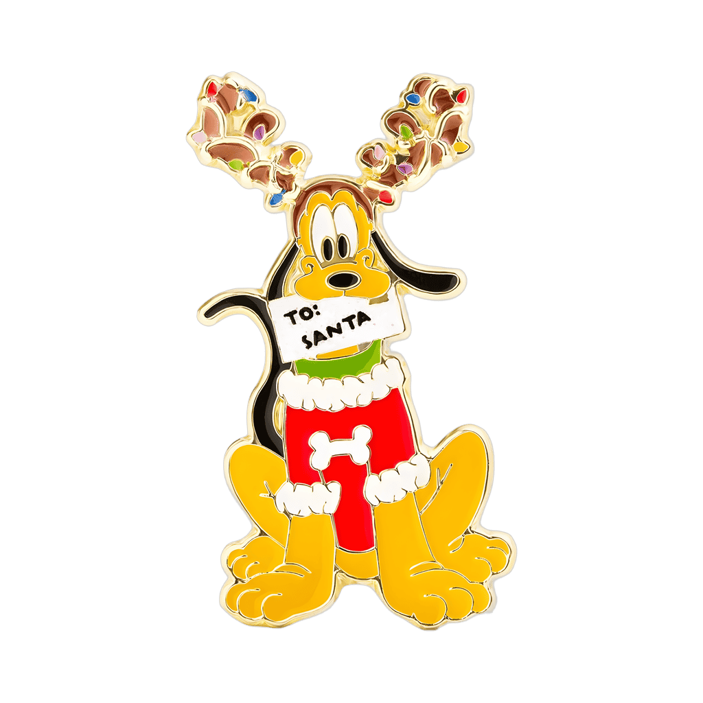 Pluto Letter to Santa Disney pin