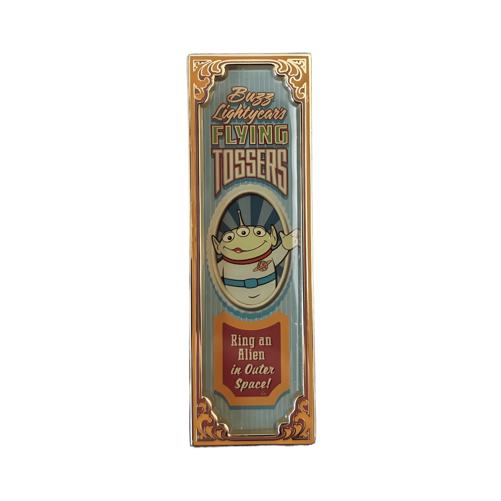 Little Green Men Flying Tossers Disney pin