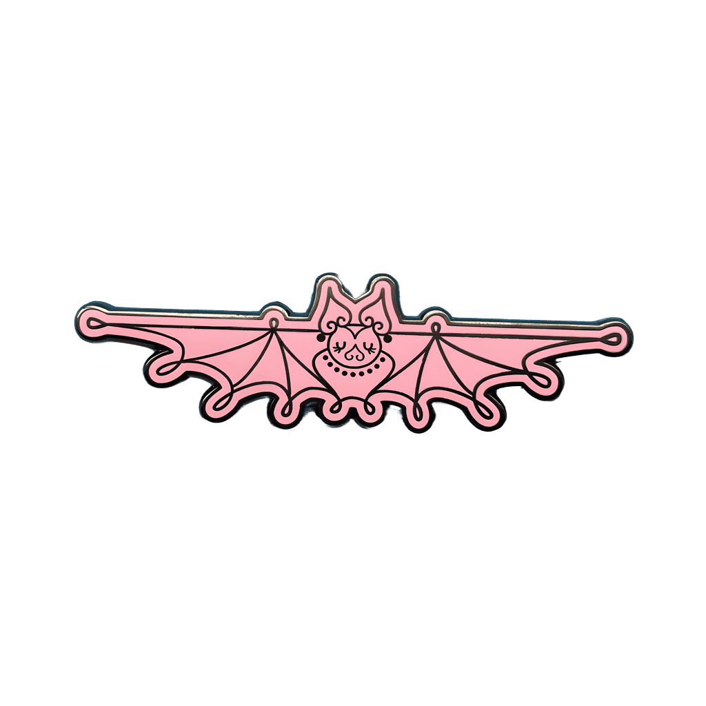 Pink Bat Disney pin