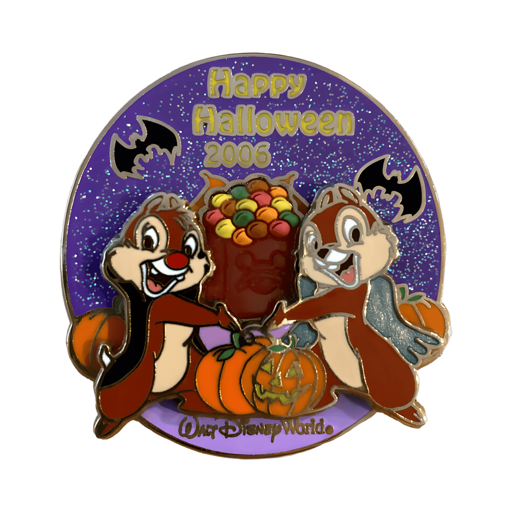 Chip and Dale with Free-D Candy Disney pin