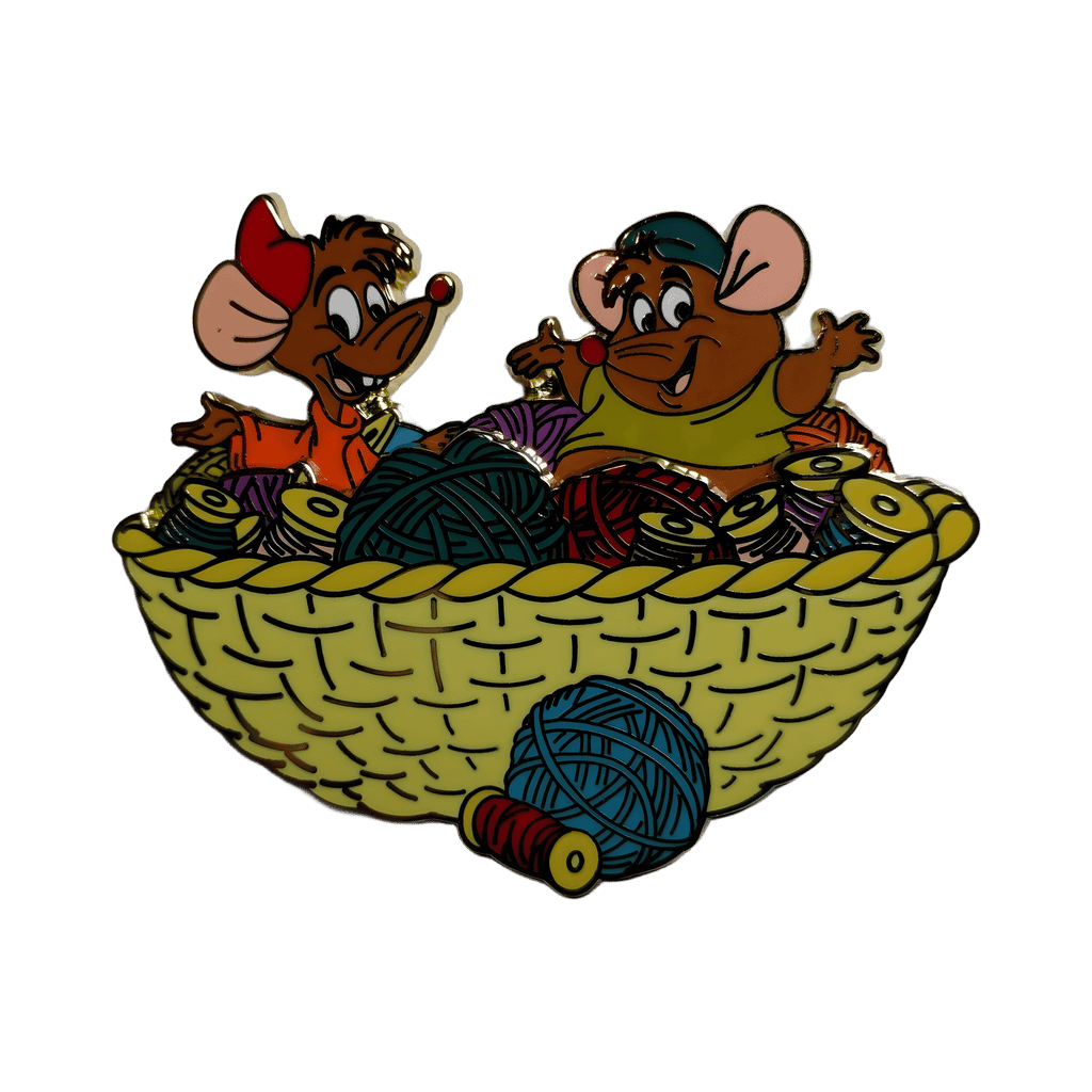 Jaq and Gus Disney pin