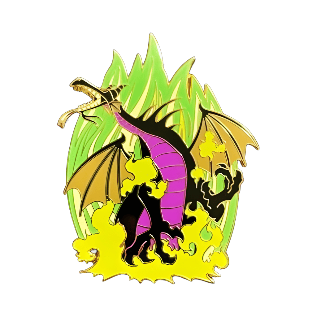 Let Good Endure' - Maleficent Dragon Disney pin