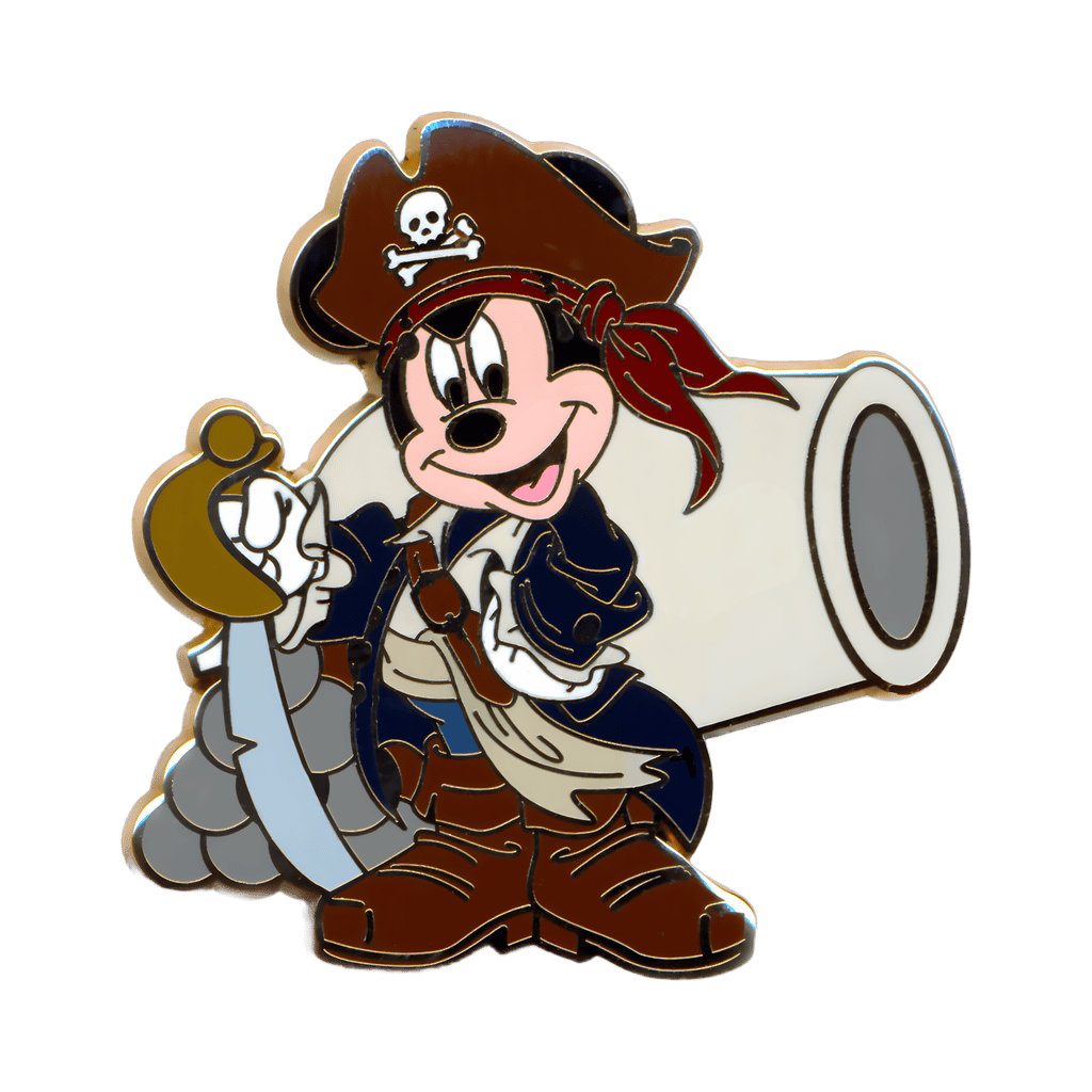 Pirate Mickey Mouse Disney pin