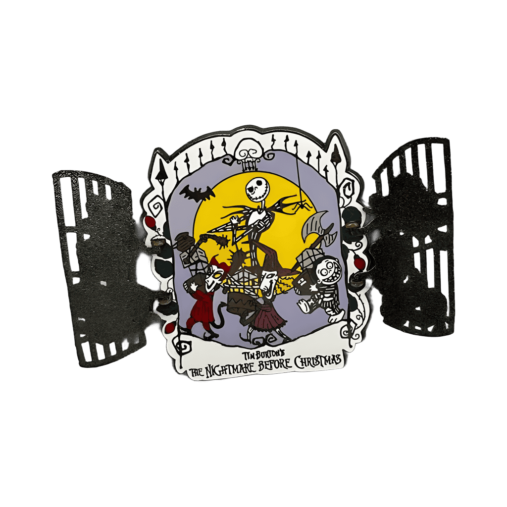 Hinged Gate - Jack Skellington with Lock, Shock and Barrel Disney pin