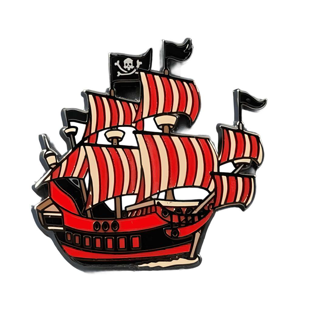 Captain Hook's Galley Disney pin