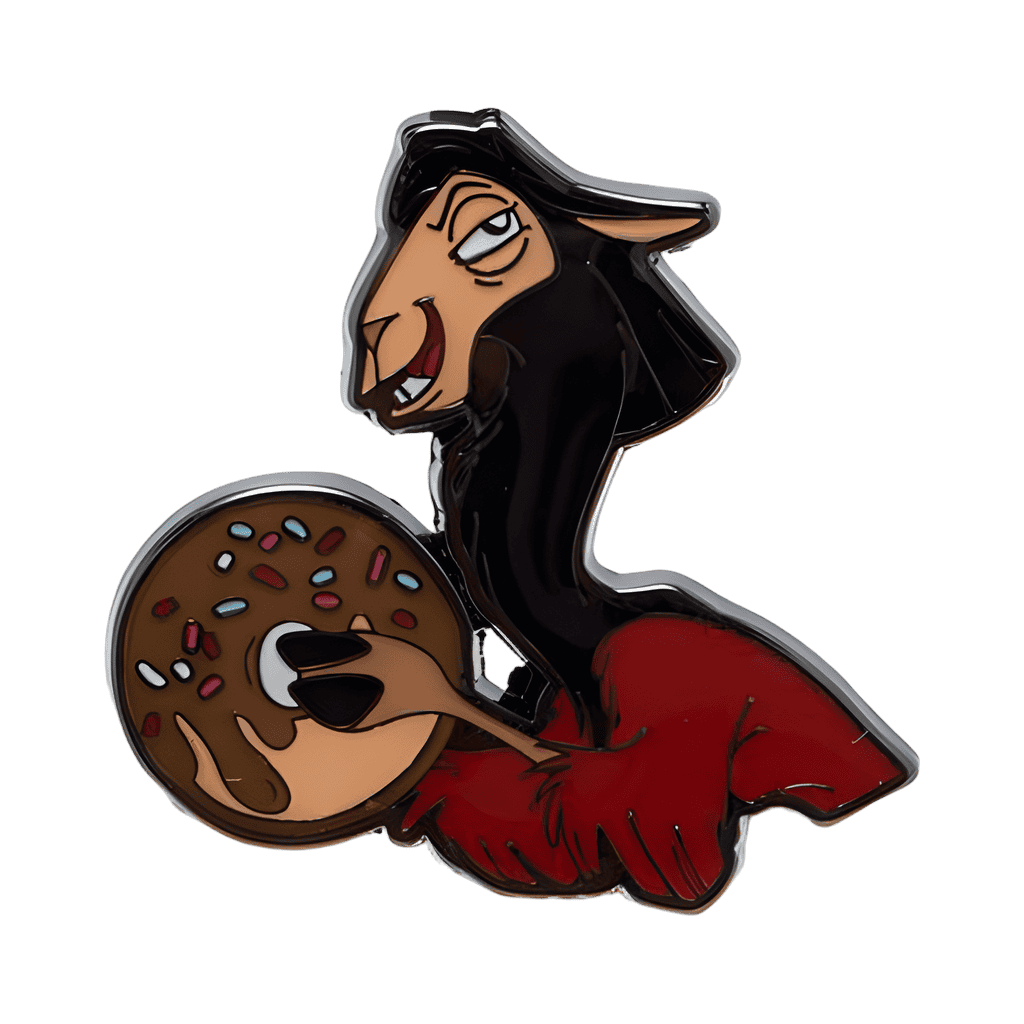 Llama Kuzco with Donut Disney pin