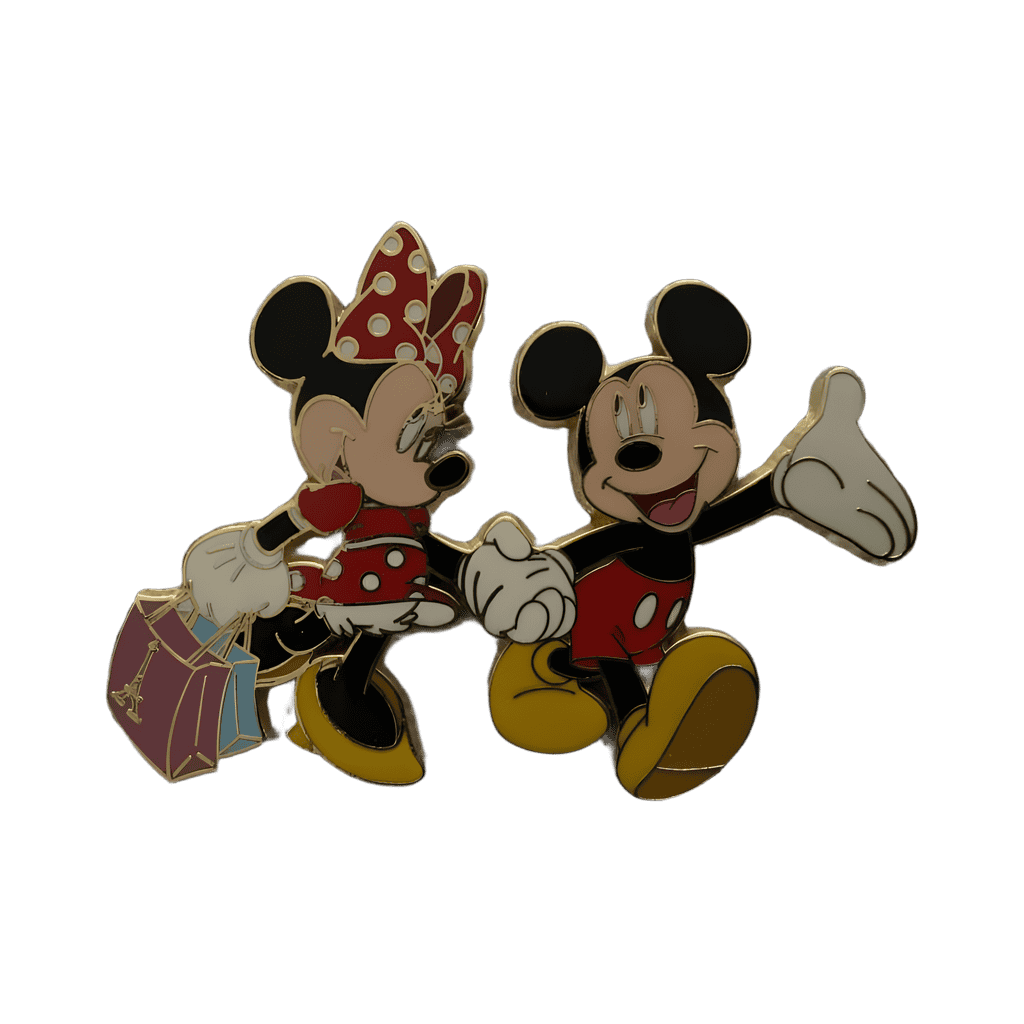 Mickey and Minnie Mouse Shopping Disney pin