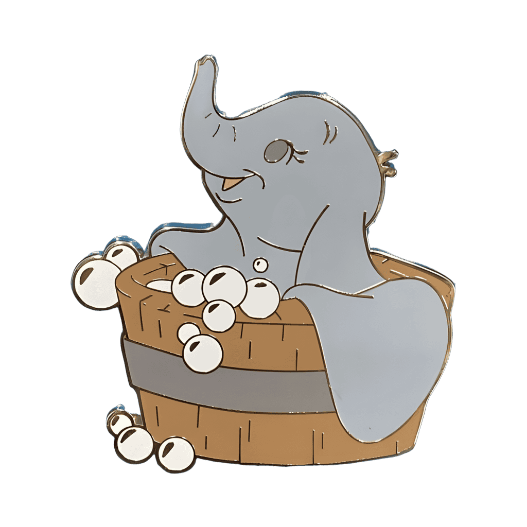 Baby Dumbo Barrel Bath Disney pin