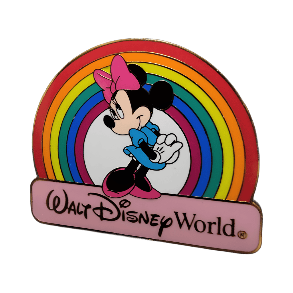 Minnie Mouse with Logo Disney pin
