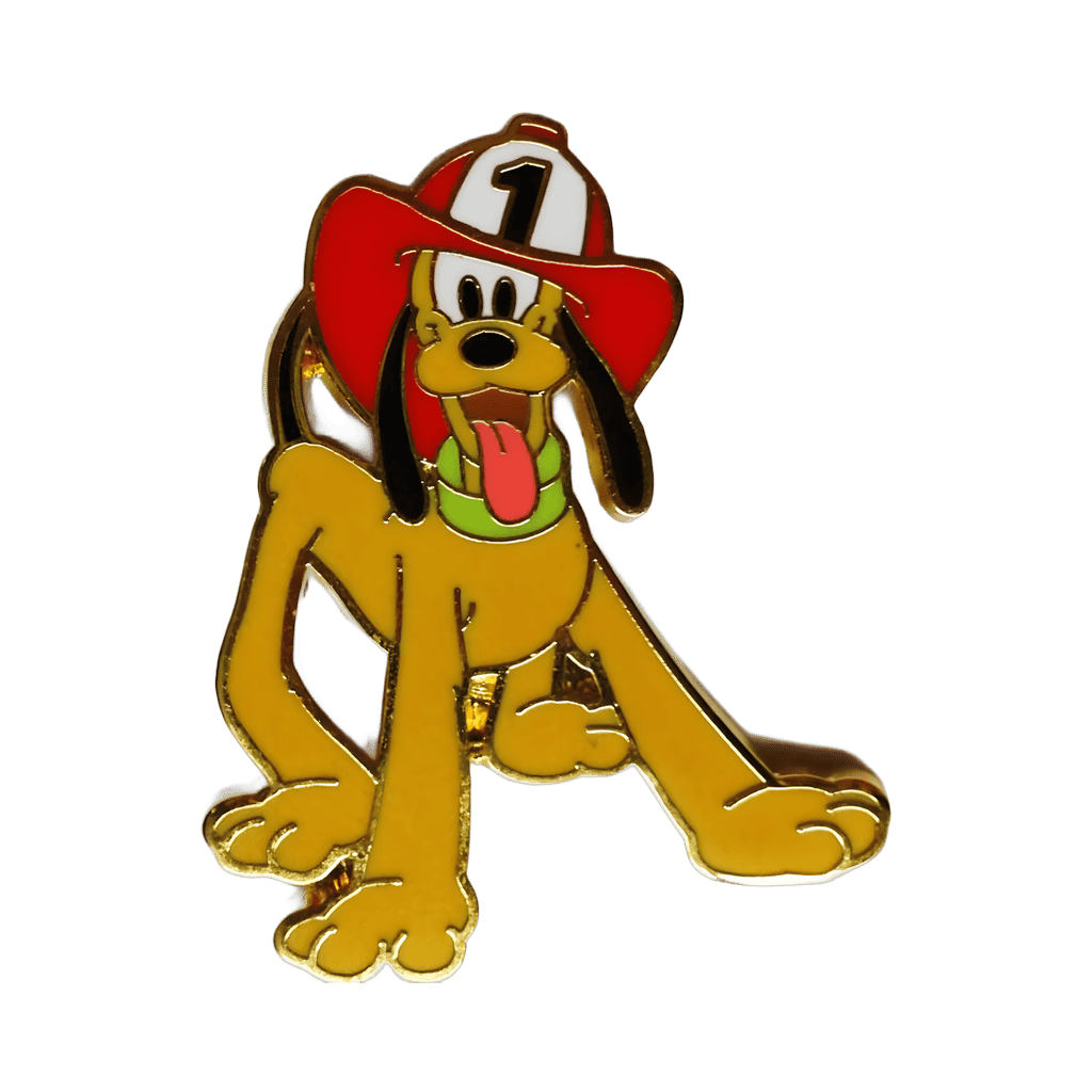 Firefighter Pluto Disney pin
