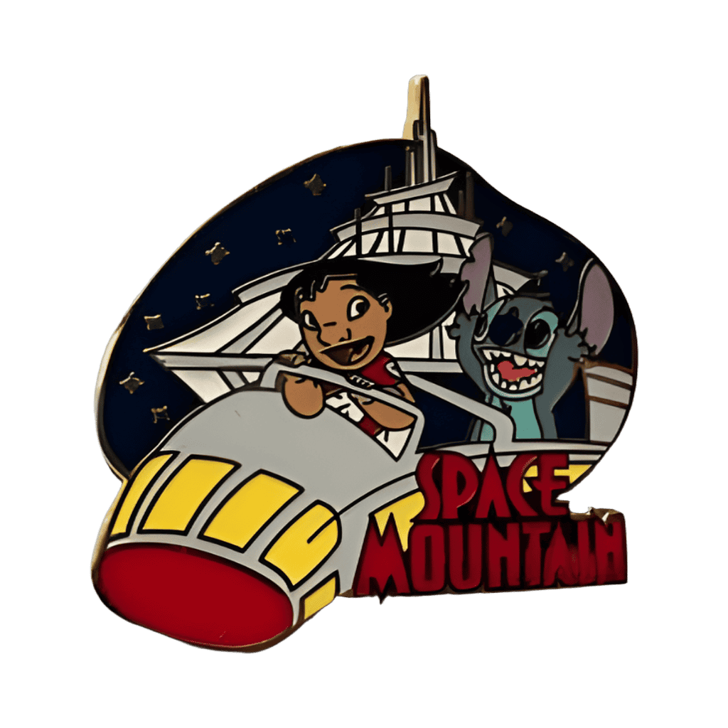 Space Mountain Disney pin