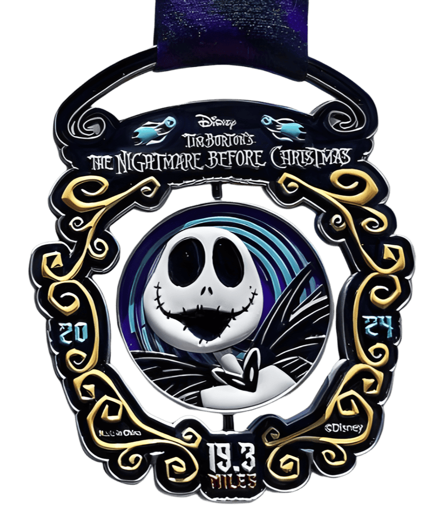 Chills & Thrills Challenge - Medal - Jack Skellington Disney pin