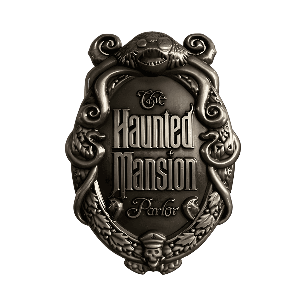 Haunted Mansion Parlor 3D Logo Disney pin