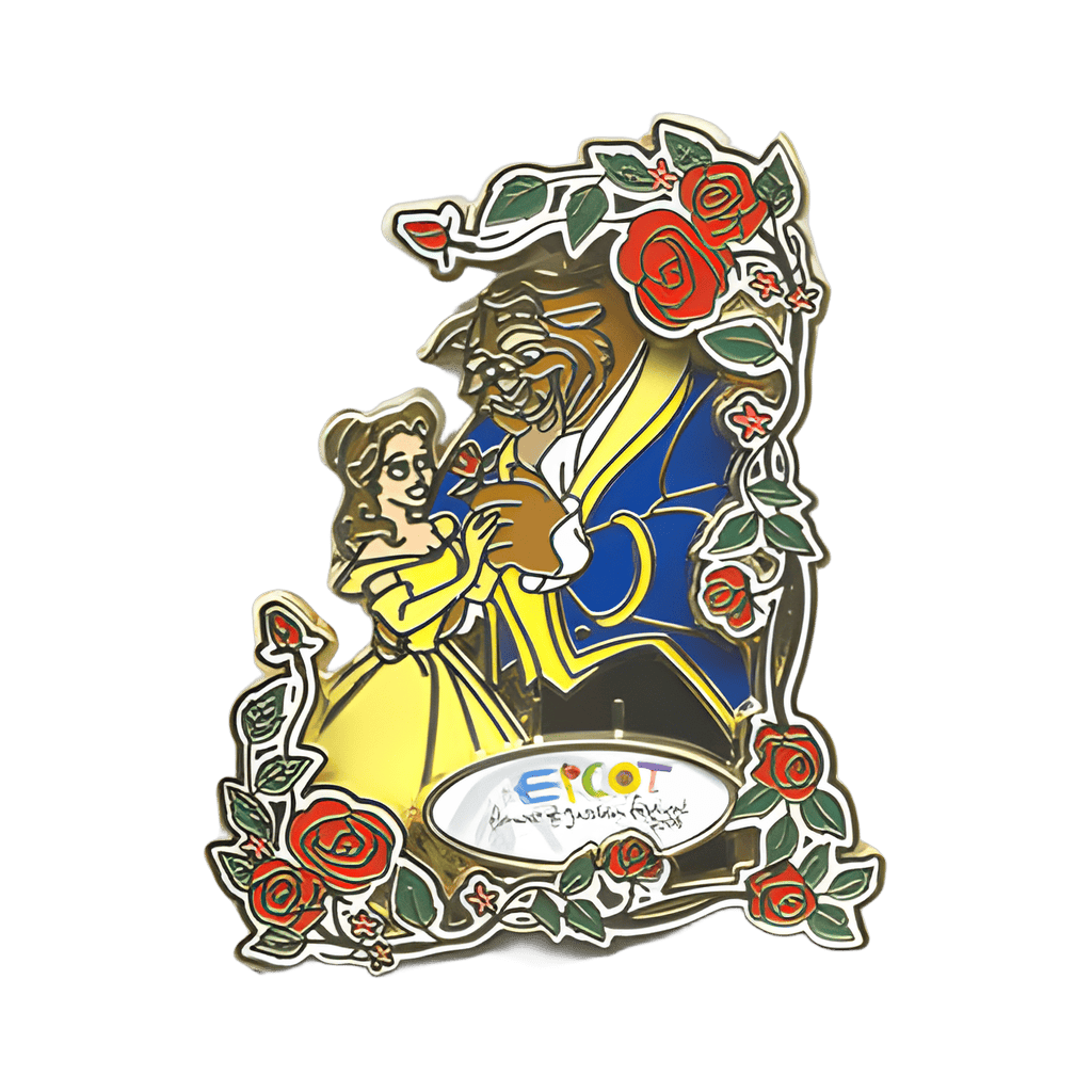 belle and beast passholder exclusive Disney pin