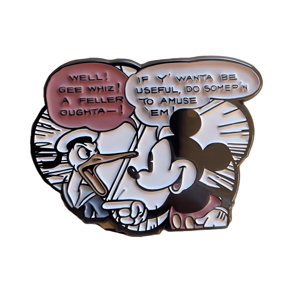 Angry Donald and Mickey Disney pin