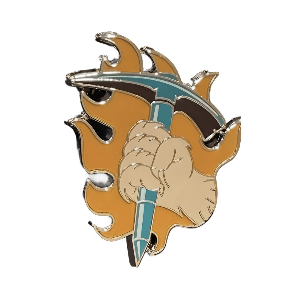 Arm and Pickaxe Disney pin
