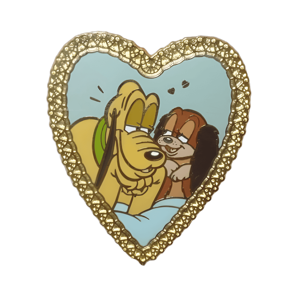 Disney Catalog Carded Sets - Disney Sweethearts 2003 — Pluto and Fifi Disney pin