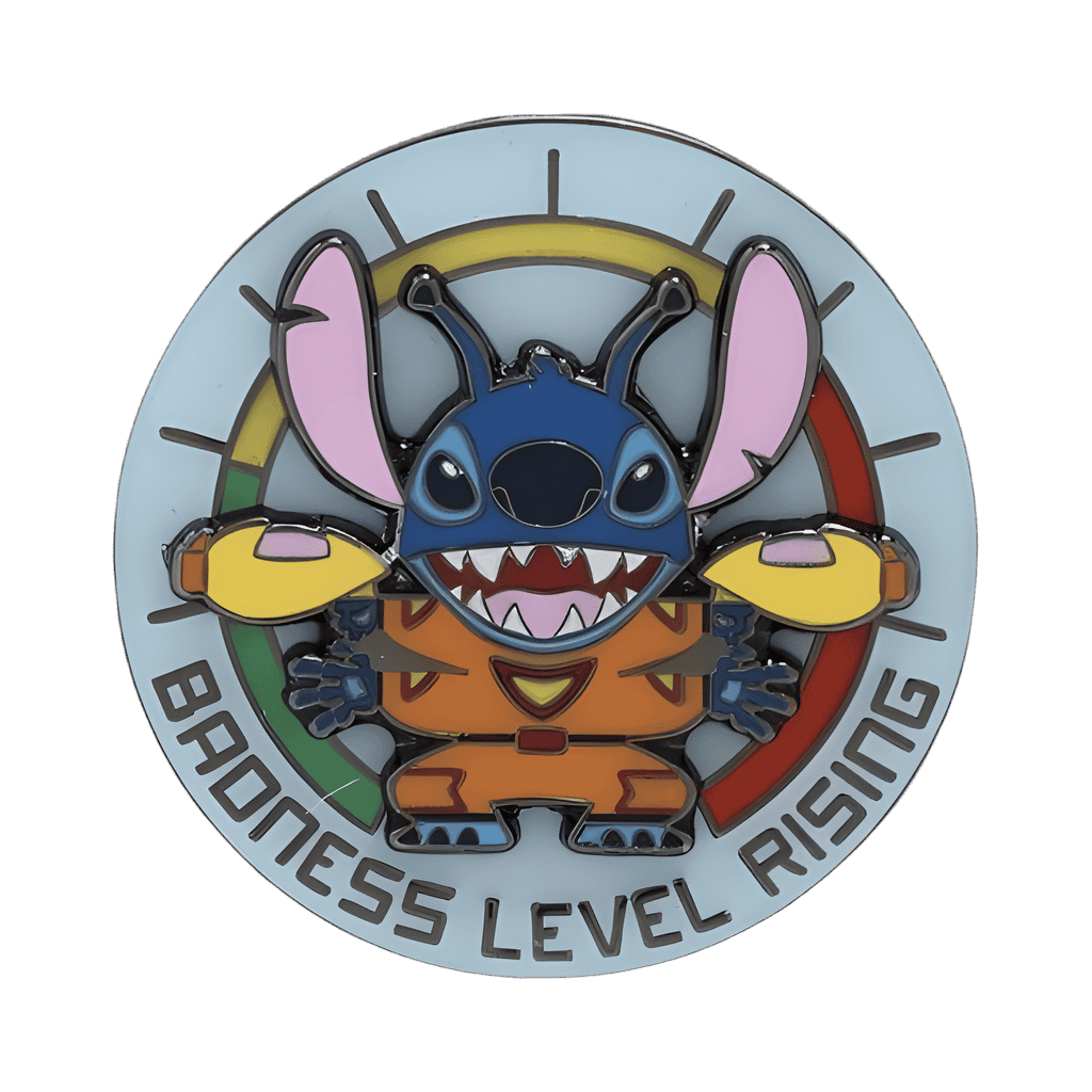 Stitch Badness Level Spinner Disney pin
