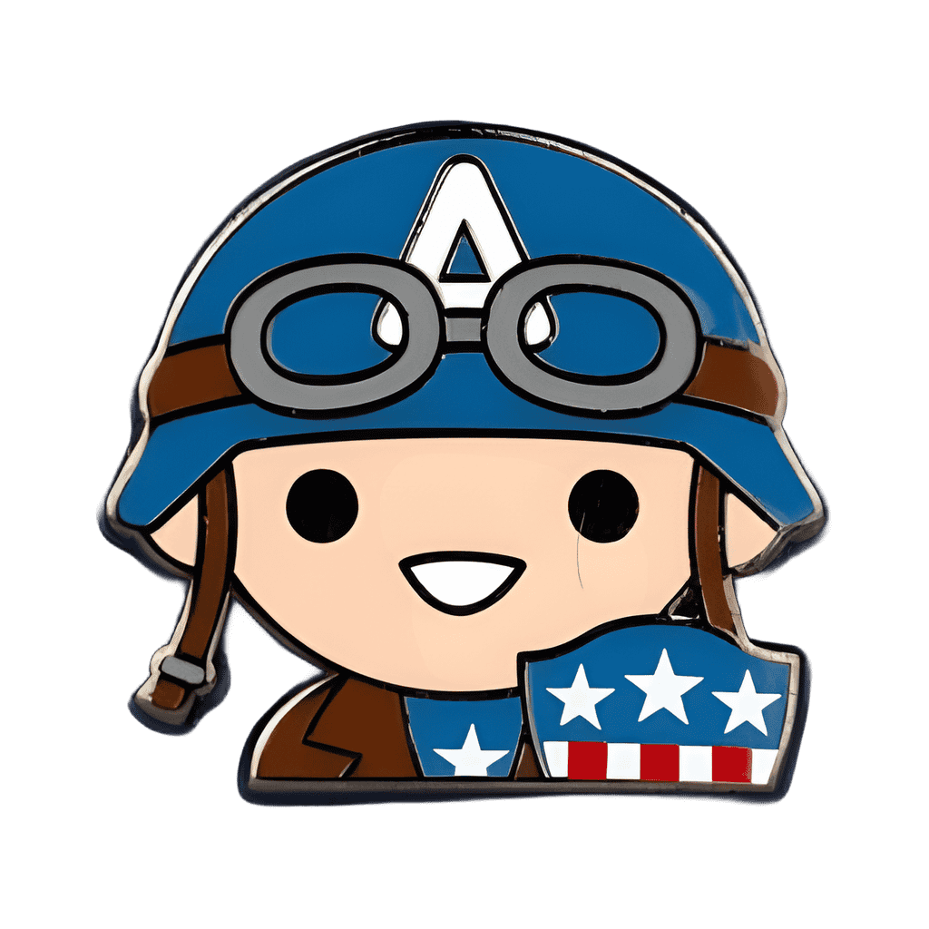 Rescue Suit Captain America Disney pin