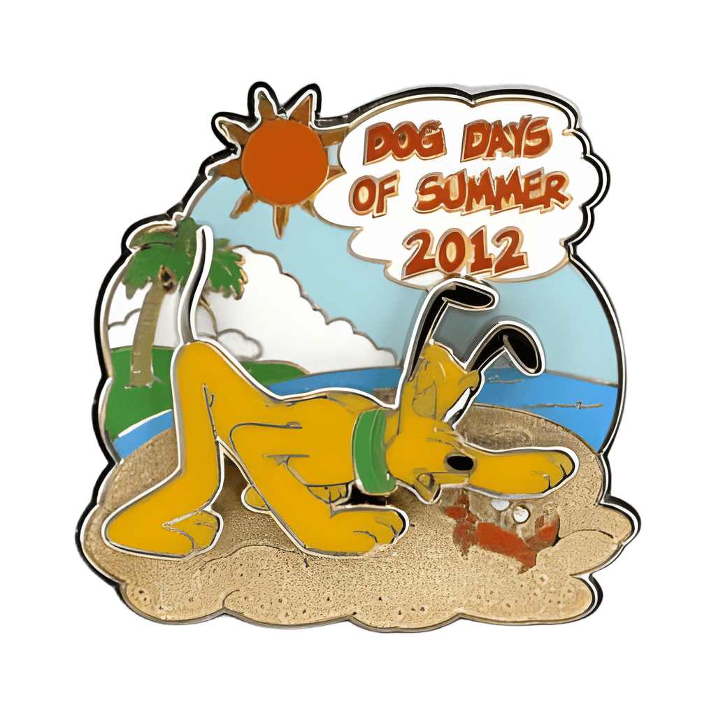 2012 - Dog Days of Summer - Pluto Disney pin