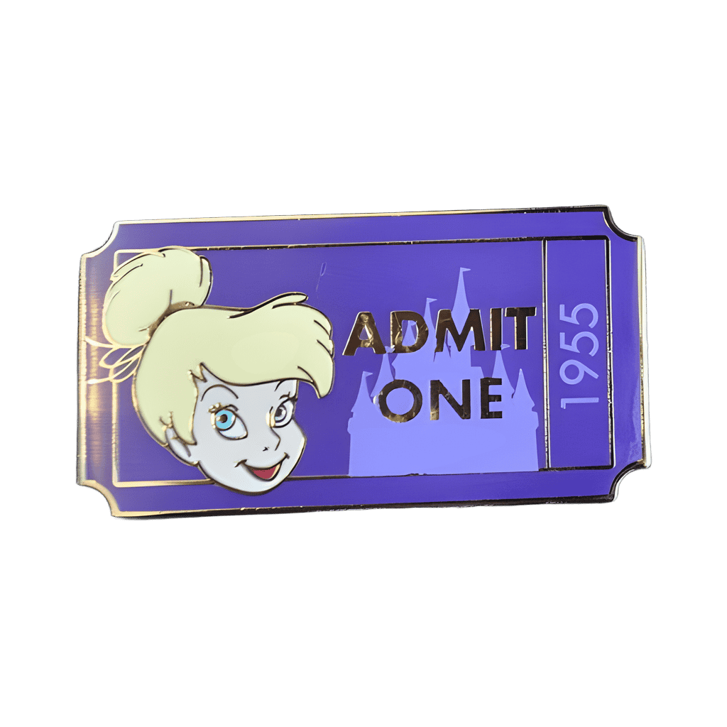 Tinker Bell Admission Ticket Disney pin