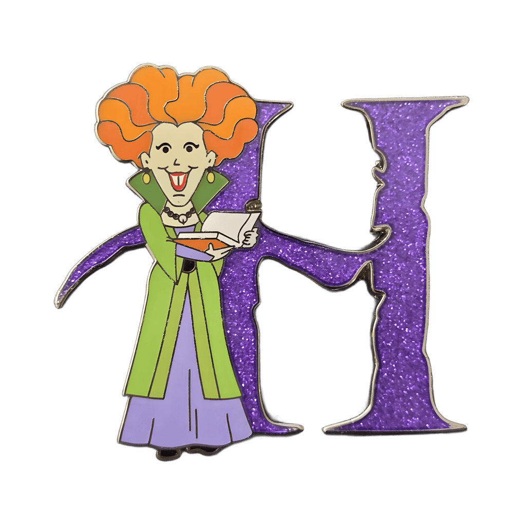 Winifred Sanderson - Letter H Disney pin