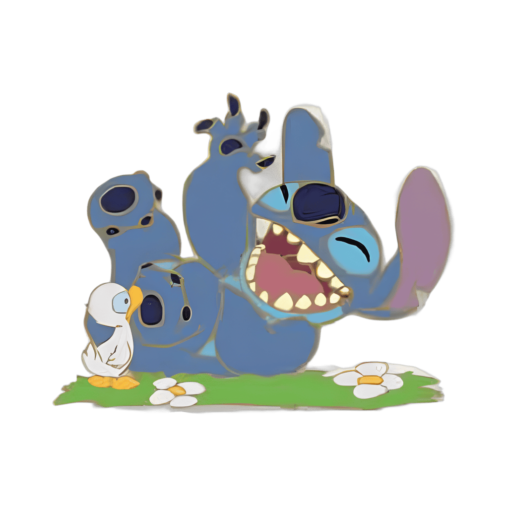 Hysterical - Stitch with Duck Disney pin
