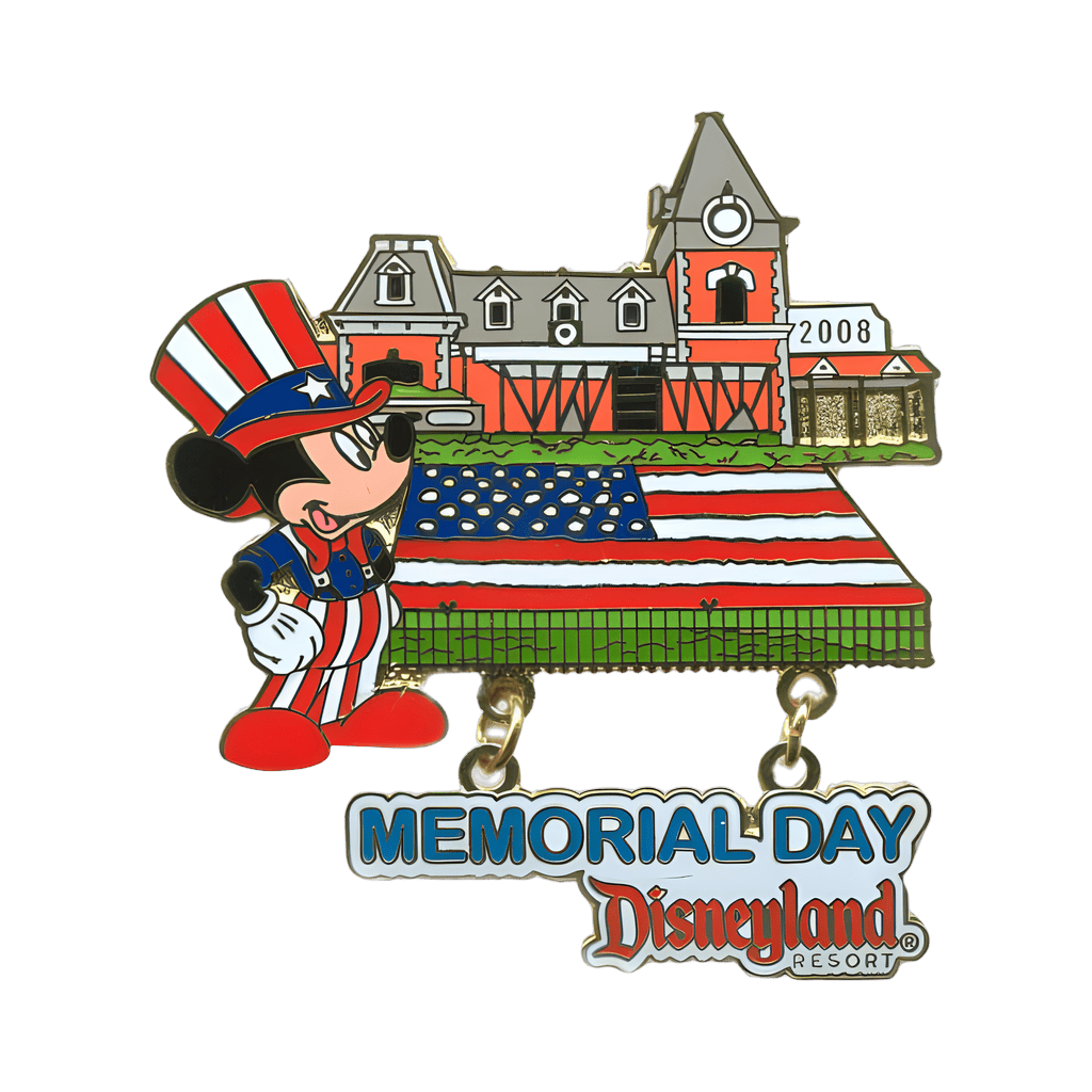 Memorial Day Mickey and Train Station Disney pin