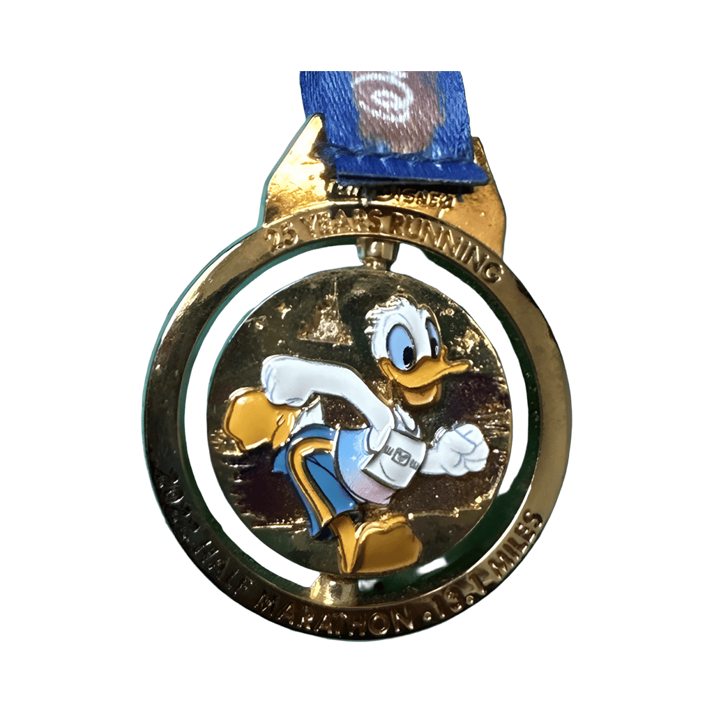 Run Disney 2022 half marathon Disney pin