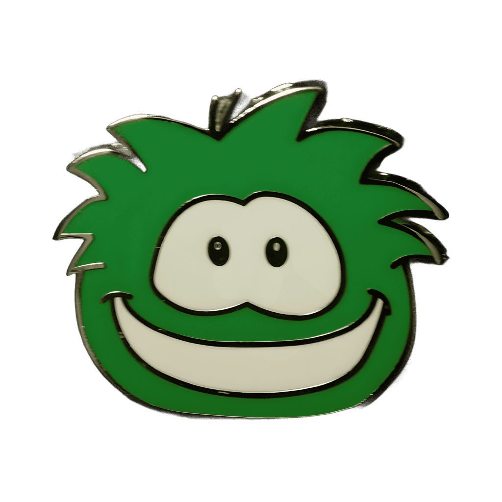 Club Penguin Puffles (Green) Disney pin