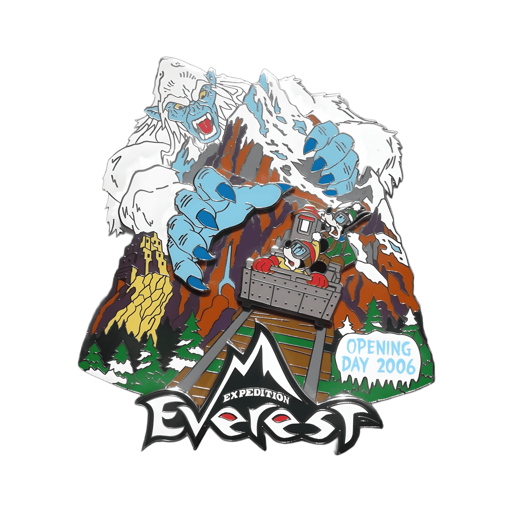 Yeti and Mickey Mouse Disney pin