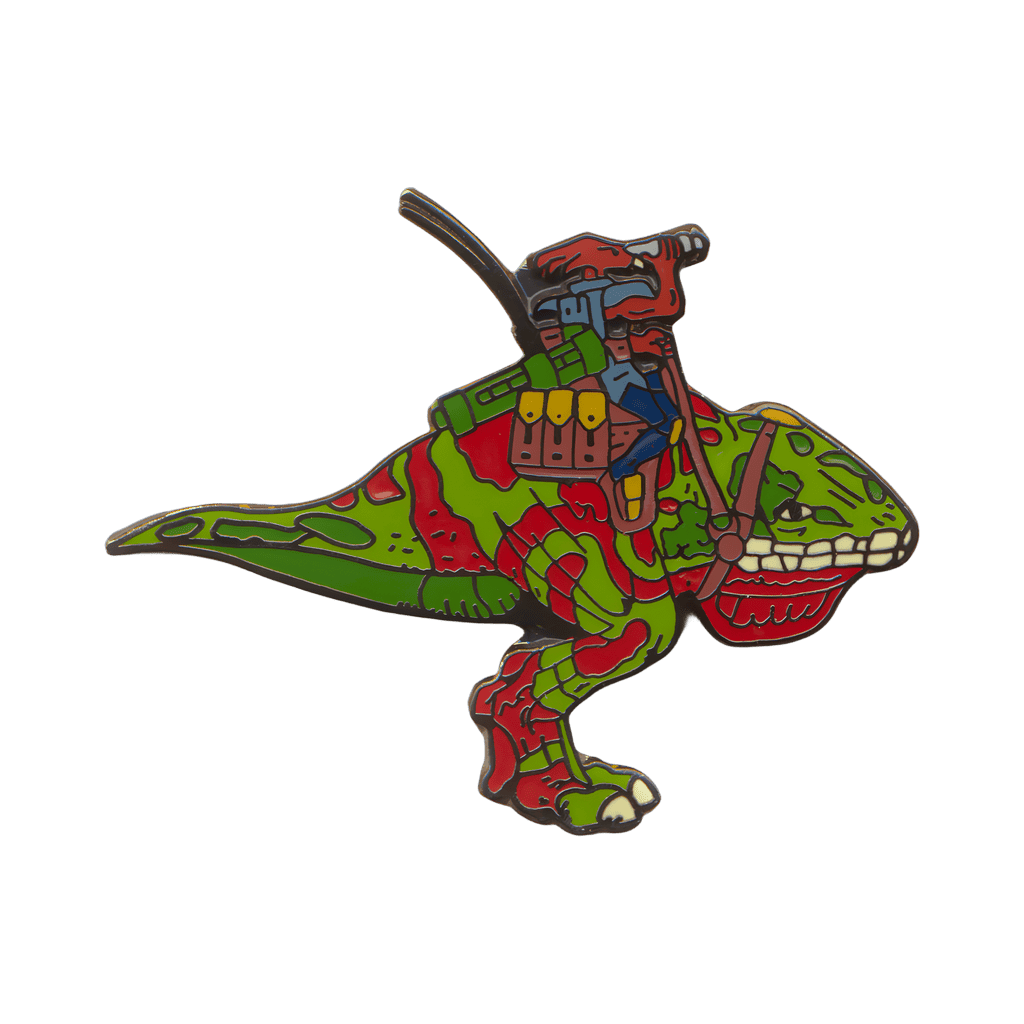 Alien Recon Rider on Lizard/Dinosaur Disney pin