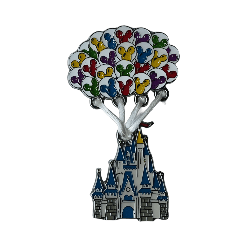 Cinderella’s Castle with Mickey Balloons Disney pin