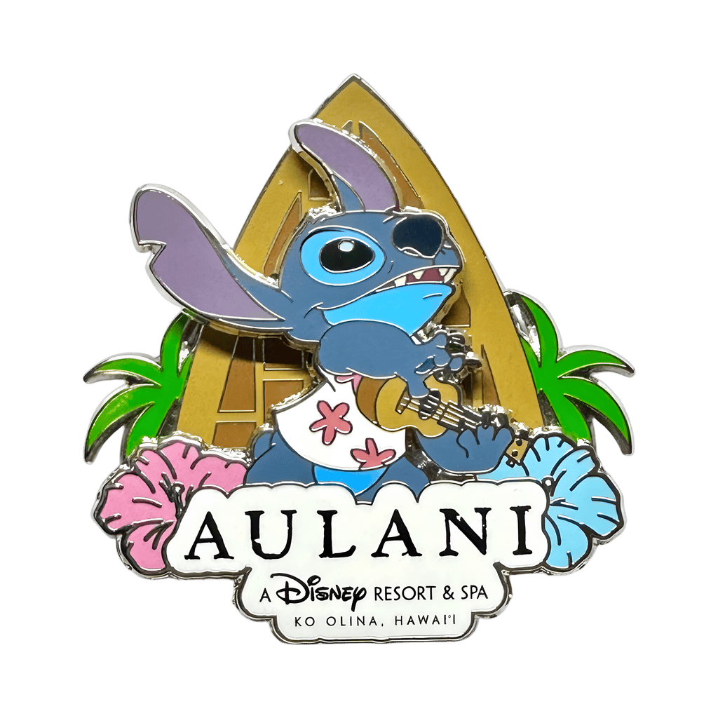 Aulani Arch Stitch with Ukulele Disney pin