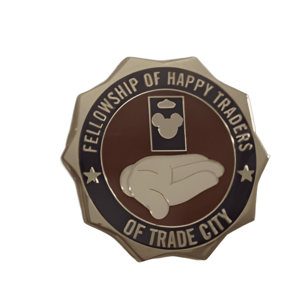 Fellowship of Happy Traders of Trade City Disney pin