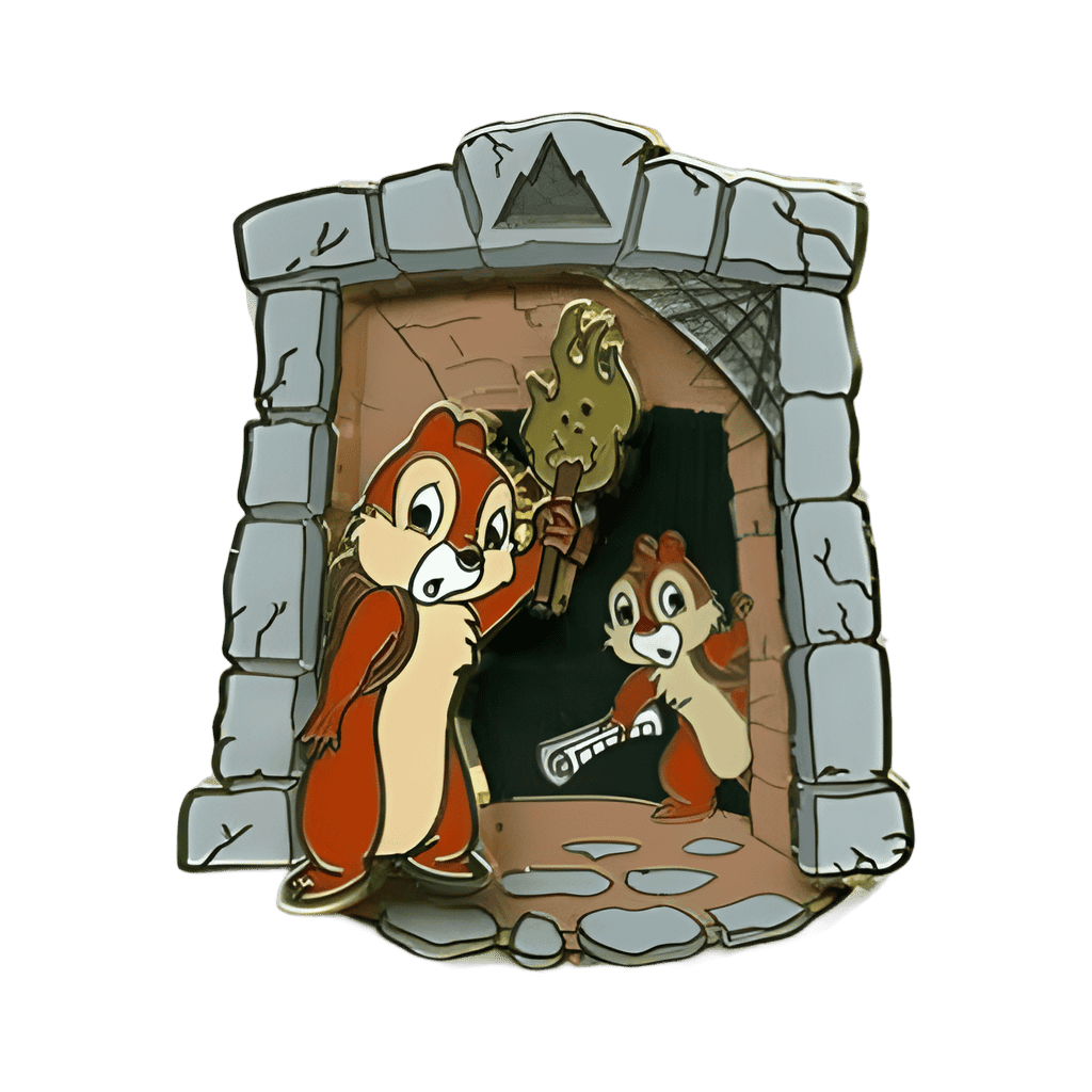 Tomb Explorers Chip and Dale Disney pin