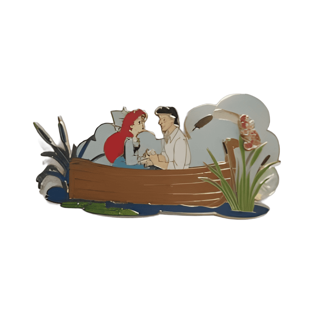 Ariel and Eric in Boat Disney pin