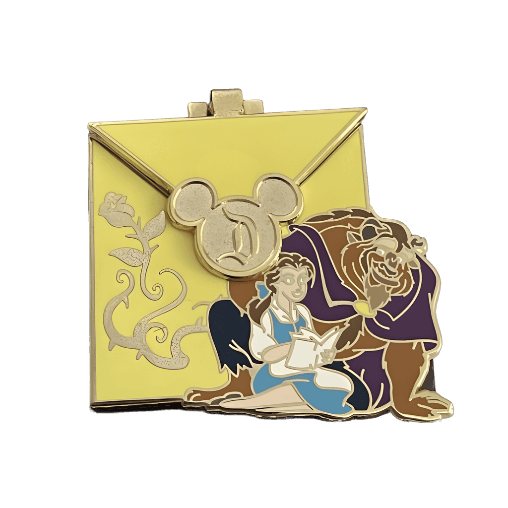 Beauty and the Beast Envelope Disney pin