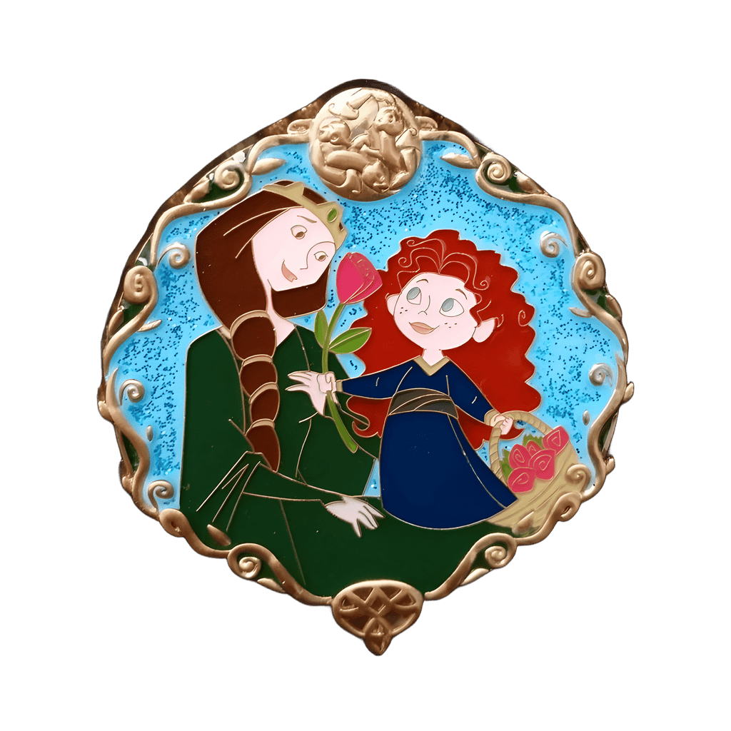 Queen Elinor and Young Merida Disney pin
