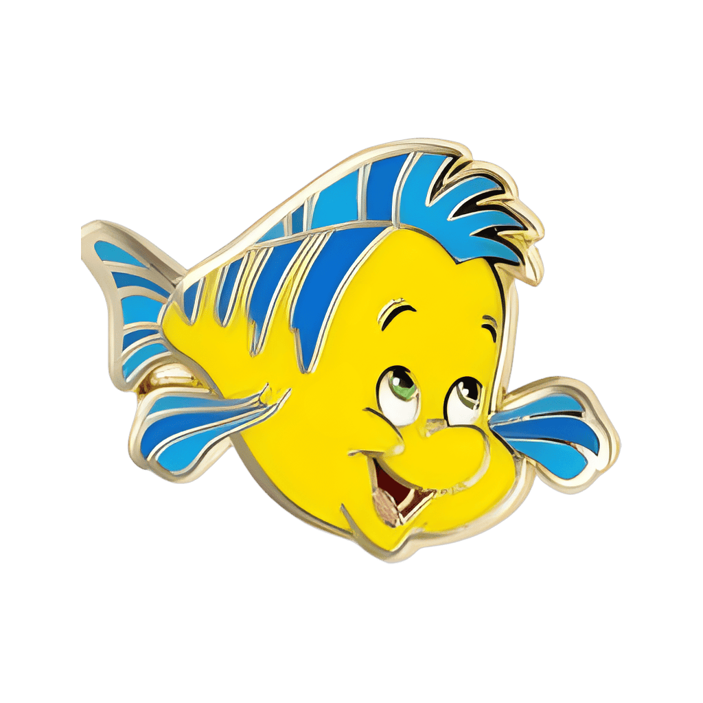 Flounder Disney pin