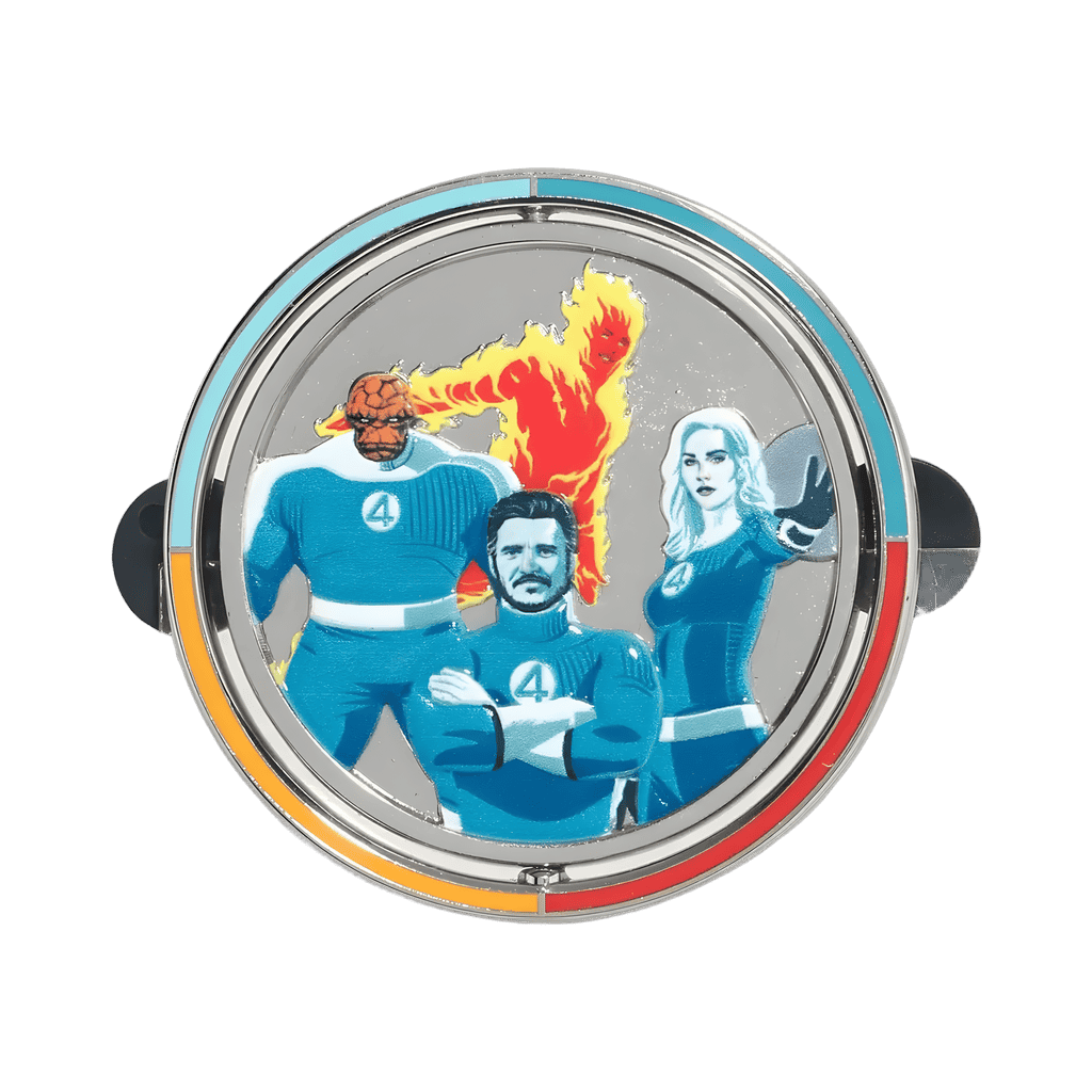 Fantastic Four: First Steps Spinning Logo Disney pin