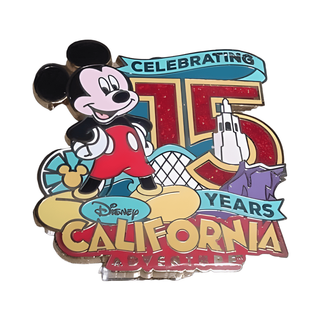Disney California Adventure 15th Anniversary Disney pin