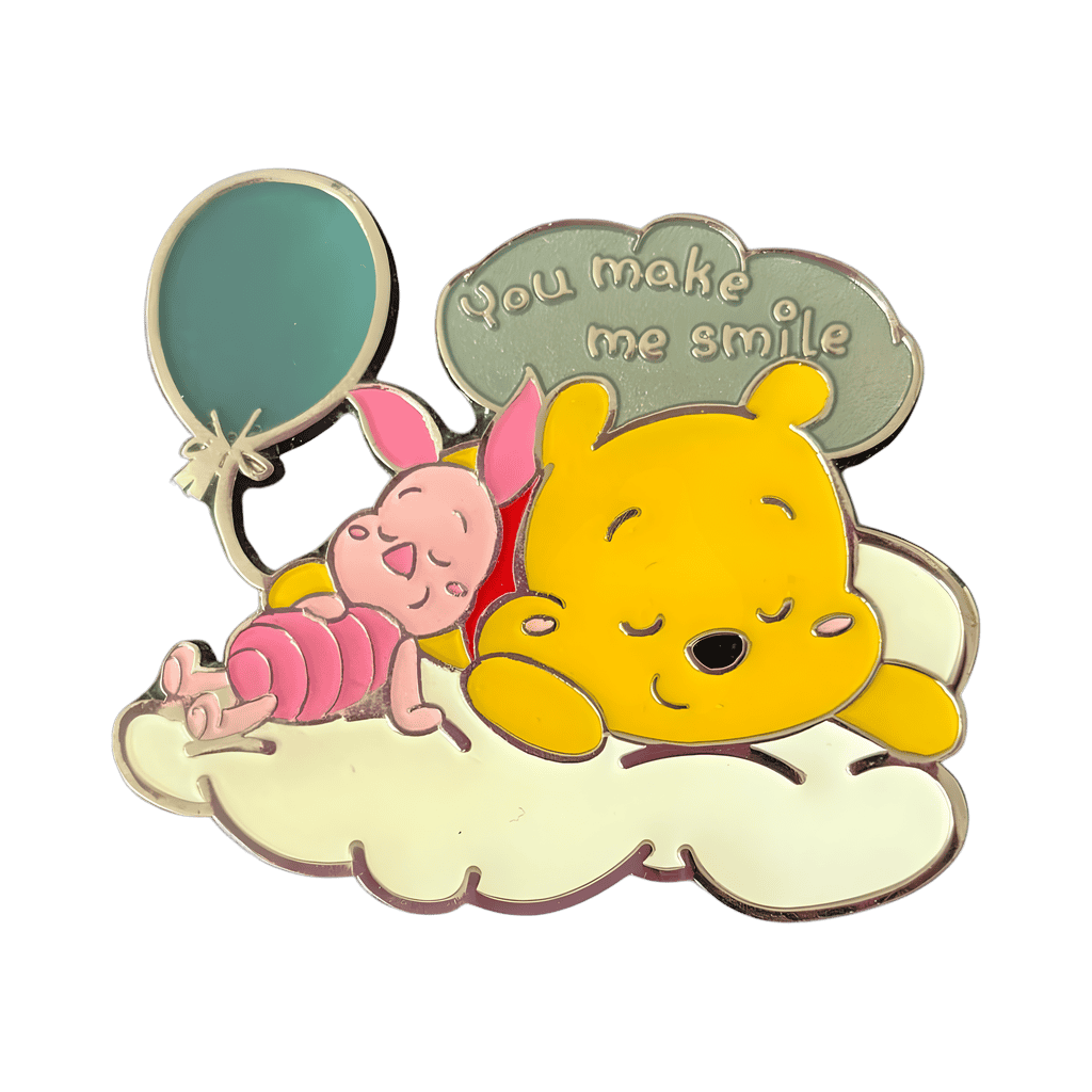 Cute Sleeping Pooh and Piglet Disney pin